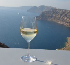 Santorini wines