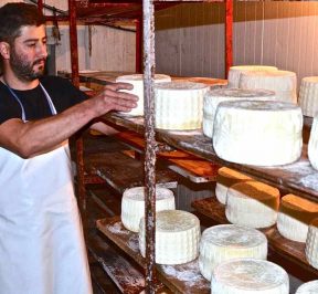 Fábrica de queso Tsitsiridis, Askifou, Creta