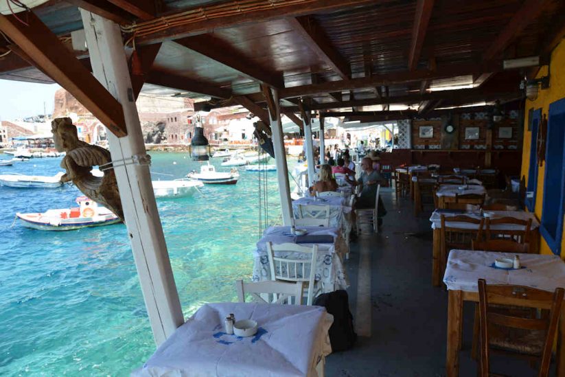 Dimitris Tavern in Ammoudi - Santorini - Greek Gastronomy Guide