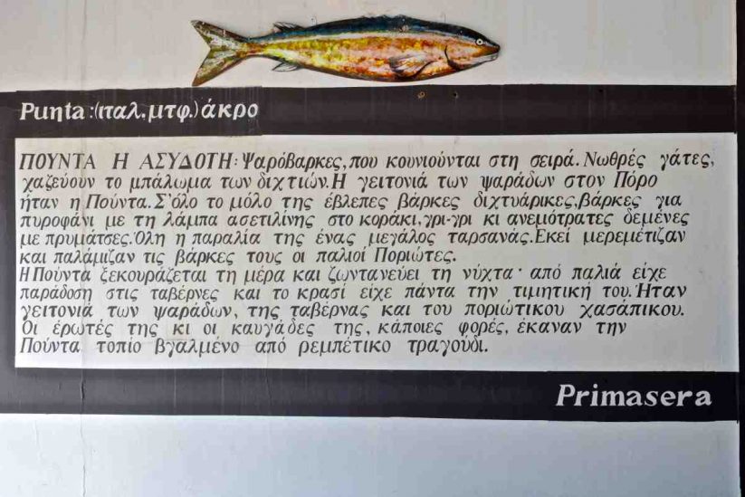 Ψαροταβέρνα Primasera - Πούντα, Πόρος - Greek Gastronomy Guide