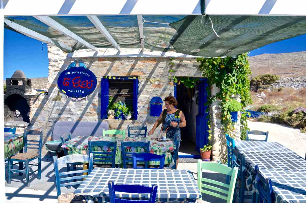 Καφενείο το Στέκι στον Ασφοντυλίτη - Αμοργός - Greek Gastronomy Guide