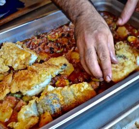 Cod plate - Recipe - Aegialia - Greek Gastronomy Guide