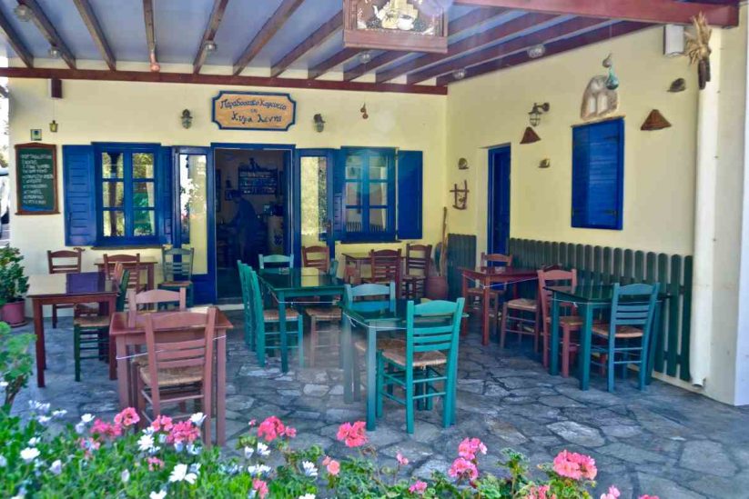 Καφενείο της κυρά Λένης - Κρόκος, Τήνος - Greek Gastronomy Guide