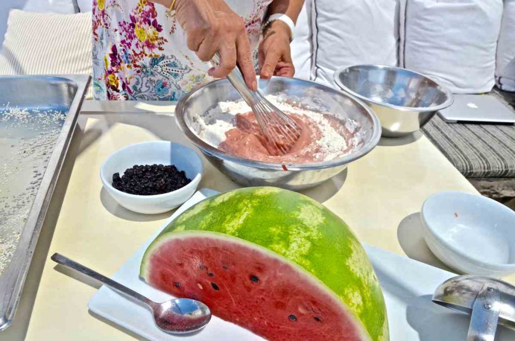 Torta di anguria o anguria - Ios, Cicladi - Guida alla gastronomia greca