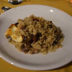 Κασπακινό (αρνάκι με ρύζι και τυρί) - Λήμνος - Greek Gastronomy Guide