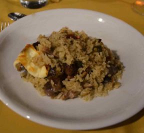 Kaspakino (lamb with rice and cheese) - Lemnos - Greek Gastronomy Guide