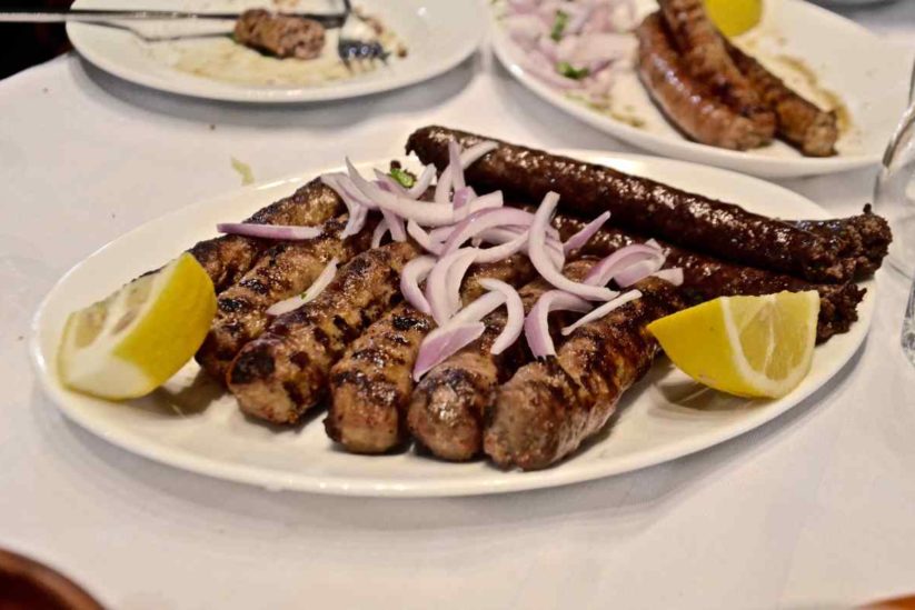 Kerkouki water buffalo soutzouki and sausages - Trout Tavern - Ano Poria Kerkini Serres - Greek Gastronomy Guide