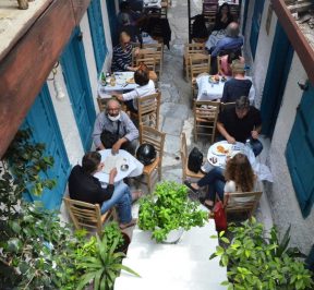 Cafe - Ouzo Yard - Psyrri, Athens - Greek Gastronomy Guide