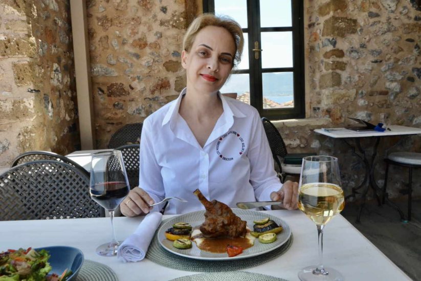 εστιατόριο Χρυσόβουλο - Moni Emvasis Luxury Suites - Μονεμβασιά - Greek Gastronomy Guide